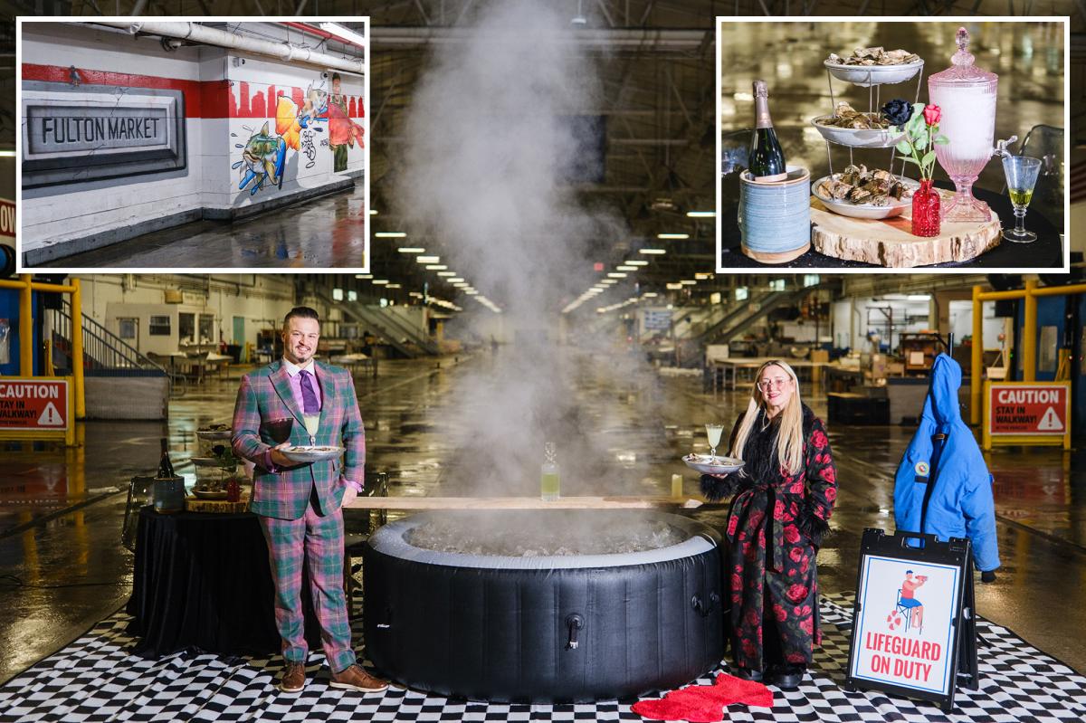 Exclusive | Absinthe, oysters and giant hot tubs: Fulton Fish Market peddling...