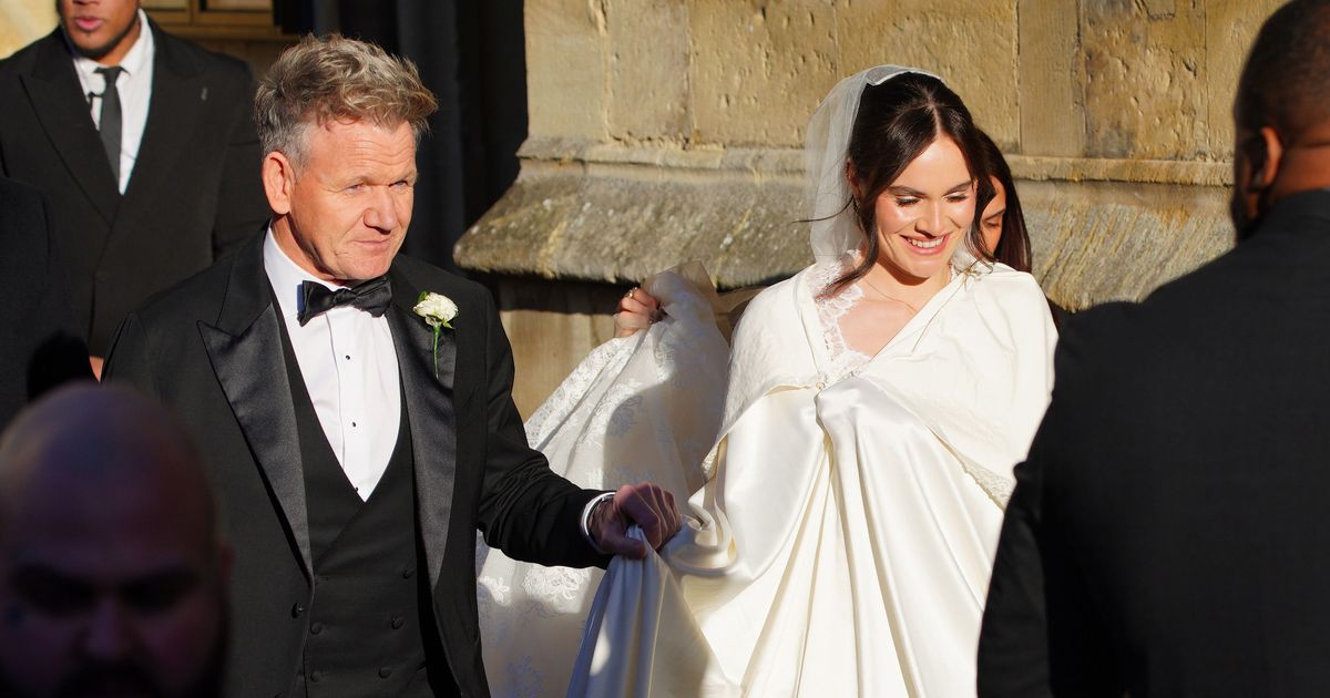 Gordon Ramsay says he cried over the price of daughter Holly's wedding dress - The Mirror