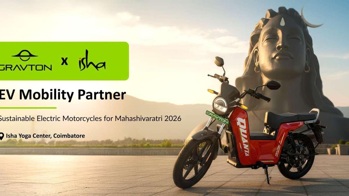 Gravton Motors Partners with Isha Yoga Center as Official EV Mobility Partner for Mahashivratri 2026