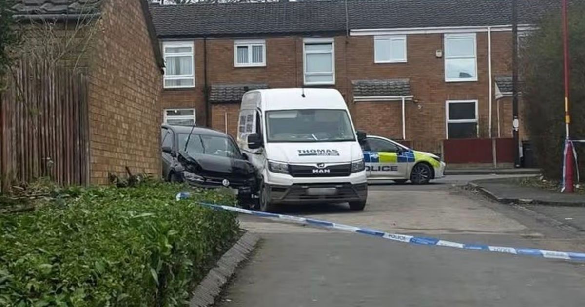 Gunshots unleashed at car in UK city before crash - with gunman on the loose