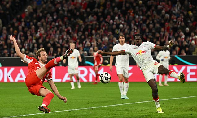 Harry Kane scores again as Bayern reaches the German Cup semifinals...