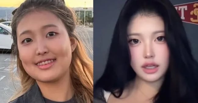 Hong Jin-kyung Addresses Daughter's Plastic Surgery Rumors With Retouched Photos