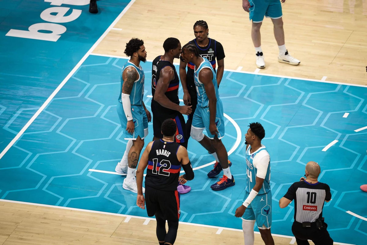 The Bounce: The Hornets and Pistons brawl. Plus, Daryl Morey throws some shade