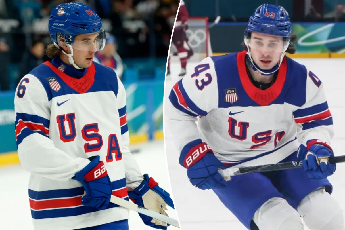 Jack and Quinn Hughes finally get to play together  --  with Olympics...
