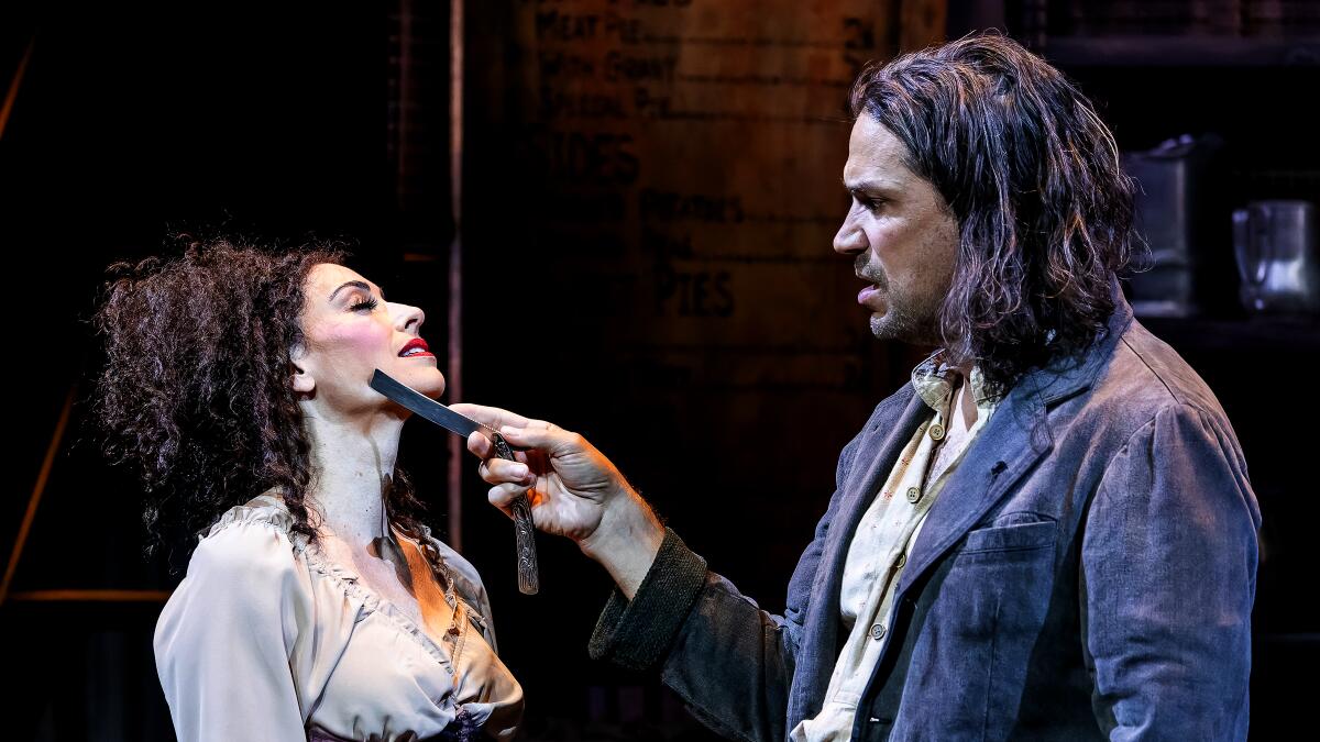 Review: Jason Alexander and Stephen Sondheim's 'Sweeney Todd' proves to be a bloody good match in La Mirada