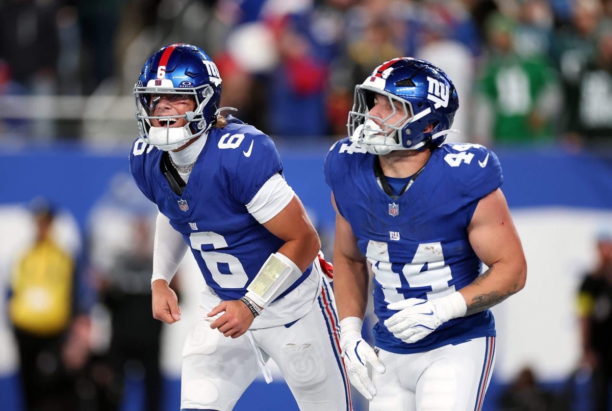 Jaxson Dart and Cam Skattebo on new coaches, new leadership and the new Giants