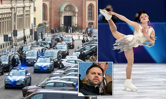 JD Vance's motorcade at Winter Olympics left figure skater scrambling
