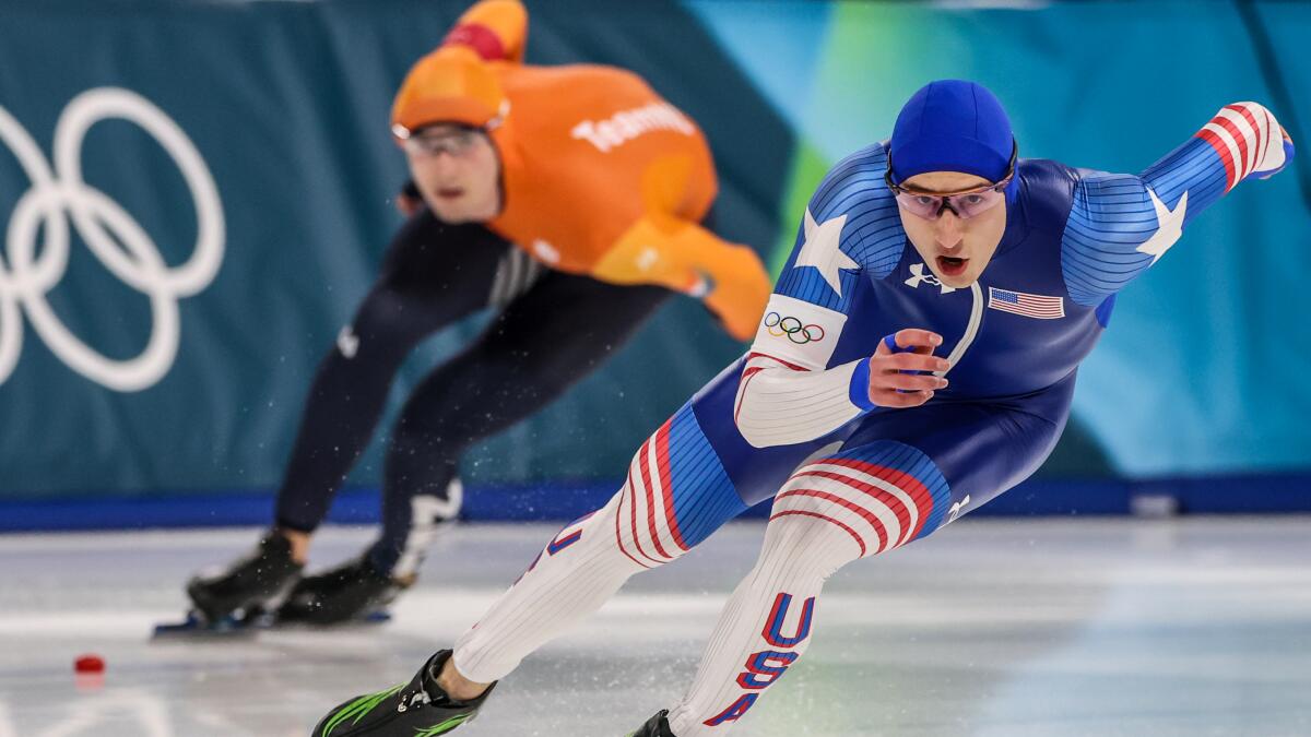 Jordan Stolz sets records, snaps Americans' skid at Winter Olympics