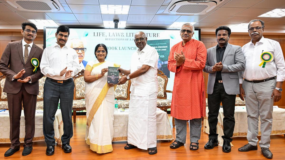 Justice Anand Venkatesh makes his literary debut  in Madurai