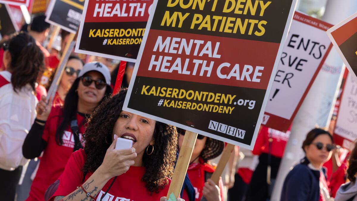 Kaiser workers launch war against AI, protesting potential job losses and patient harm