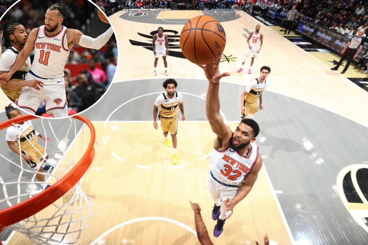 Knicks demolish Wizards for seventh straight win as trade deadline...
