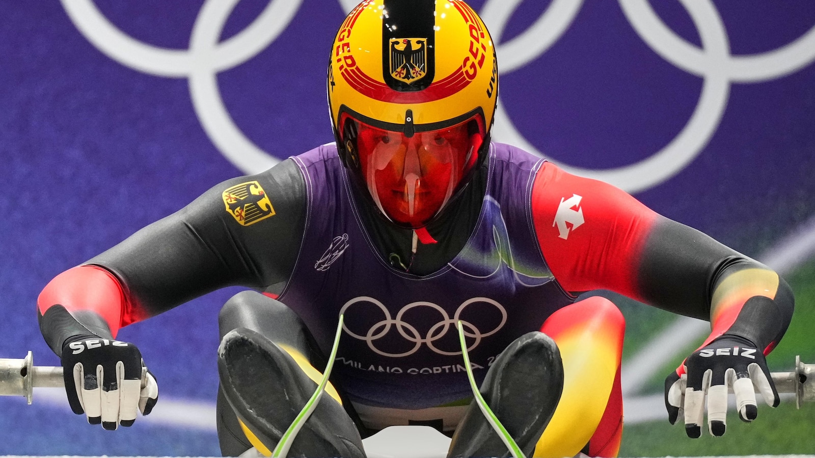 Langenhan, Mueller, Fischnaller lead way after 1st 2 runs of Olympic men's luge race