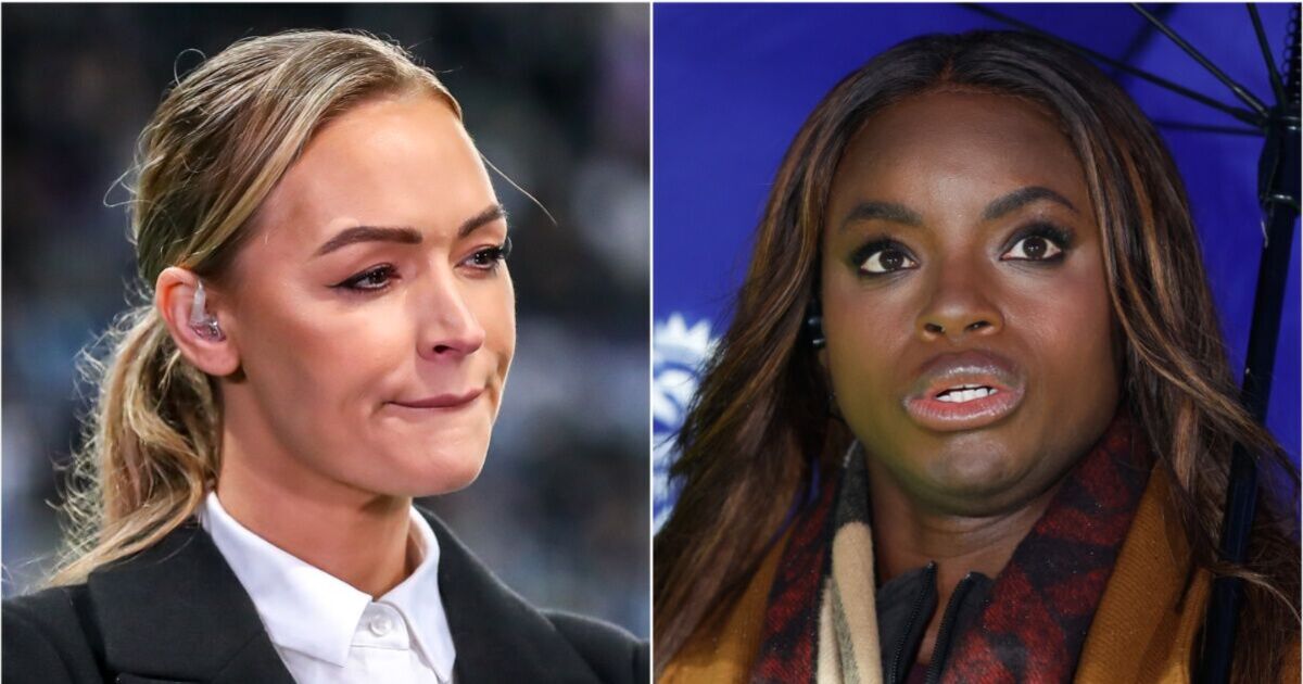Laura Woods blasts back at Eni Aluko in fiery ITV row with 'childish' Ian Wright