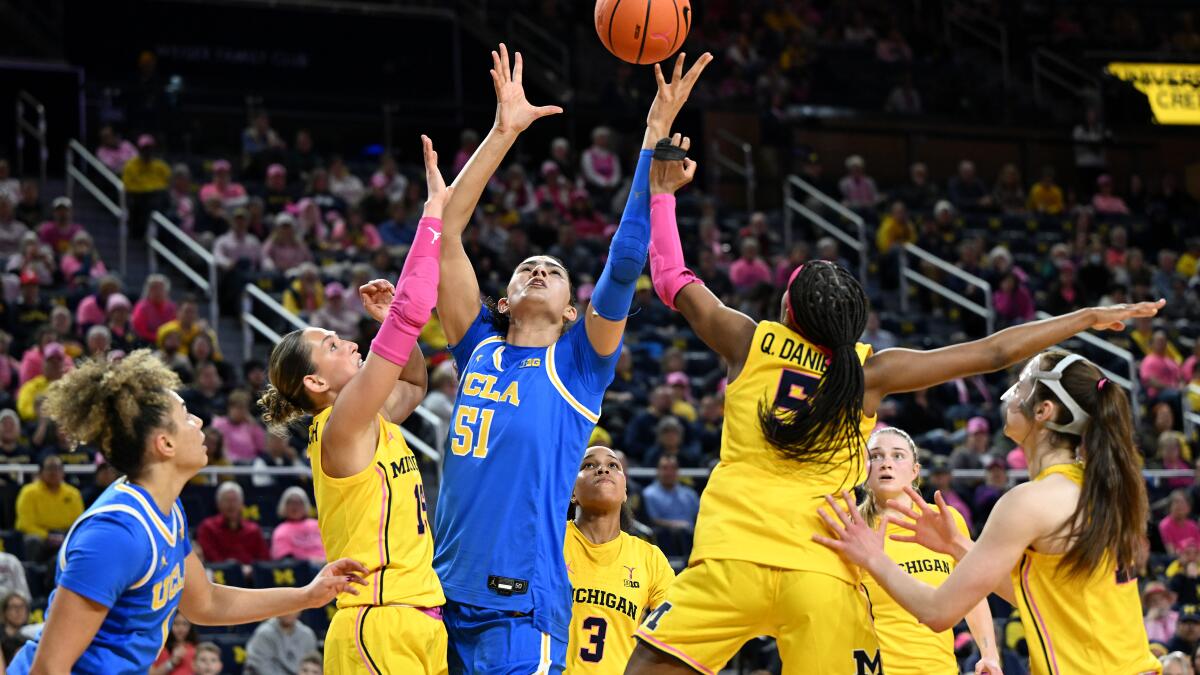 Lauren Betts has 16 points, 16 rebounds as No. 2 UCLA beats No. 8 Michigan