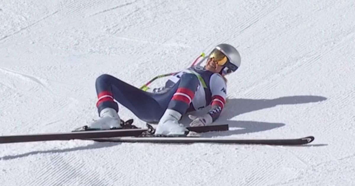 Lindsey Vonn screams in agony from crash at Winter Olympics as medics rush over