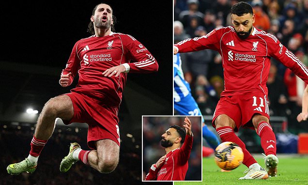 Liverpool 3-0 Brighton: Slot's men are finding their groove