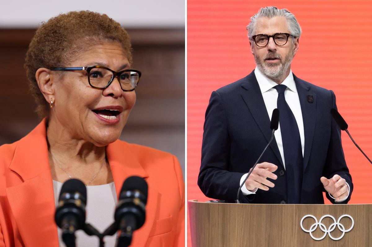 Mayor Karen Bass calls on LA Olympics boss Casey Wasserman to step...