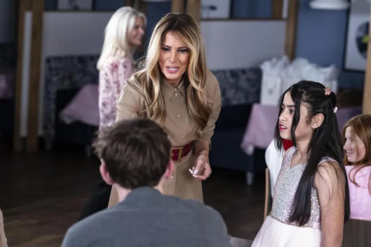 Melania Trump says she reunified displaced Ukrainian and Russian...