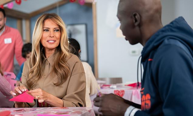 Melania Trump says she doesn't eat 'much sweets' as she celebrates...