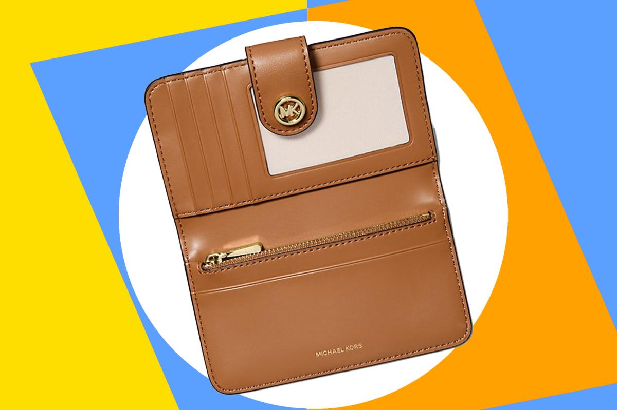 Fall in love with this Michael Kors compact wallet while it's under...