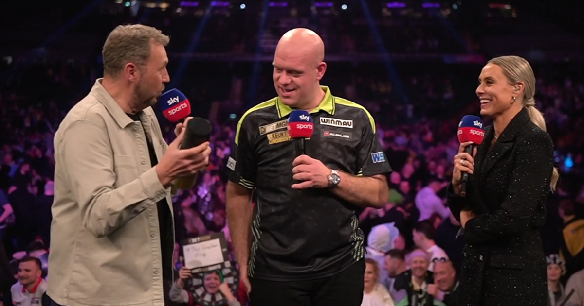 Michael van Gerwen instantly apologises for X-rated TV slip-up that speaks volumes - The Mirror
