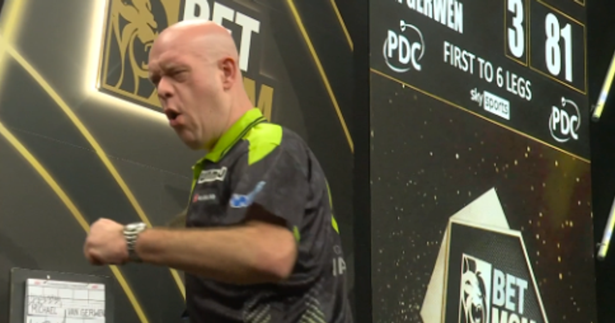 Michael van Gerwen wins Premier League night one after shock Luke Littler exit