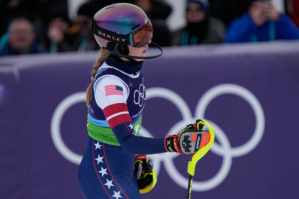 Mikaela Shiffrin's Olympic struggles continue with a fourth-place finish in the team combined