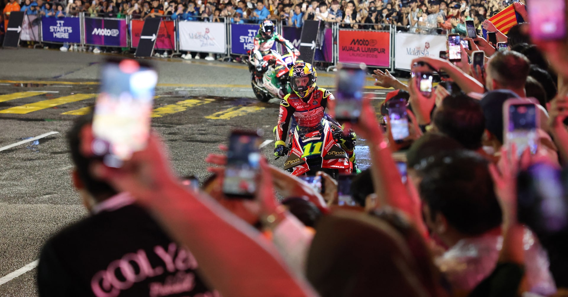 MotoGP takes over downtown Kuala Lumpur in glitzy season launch