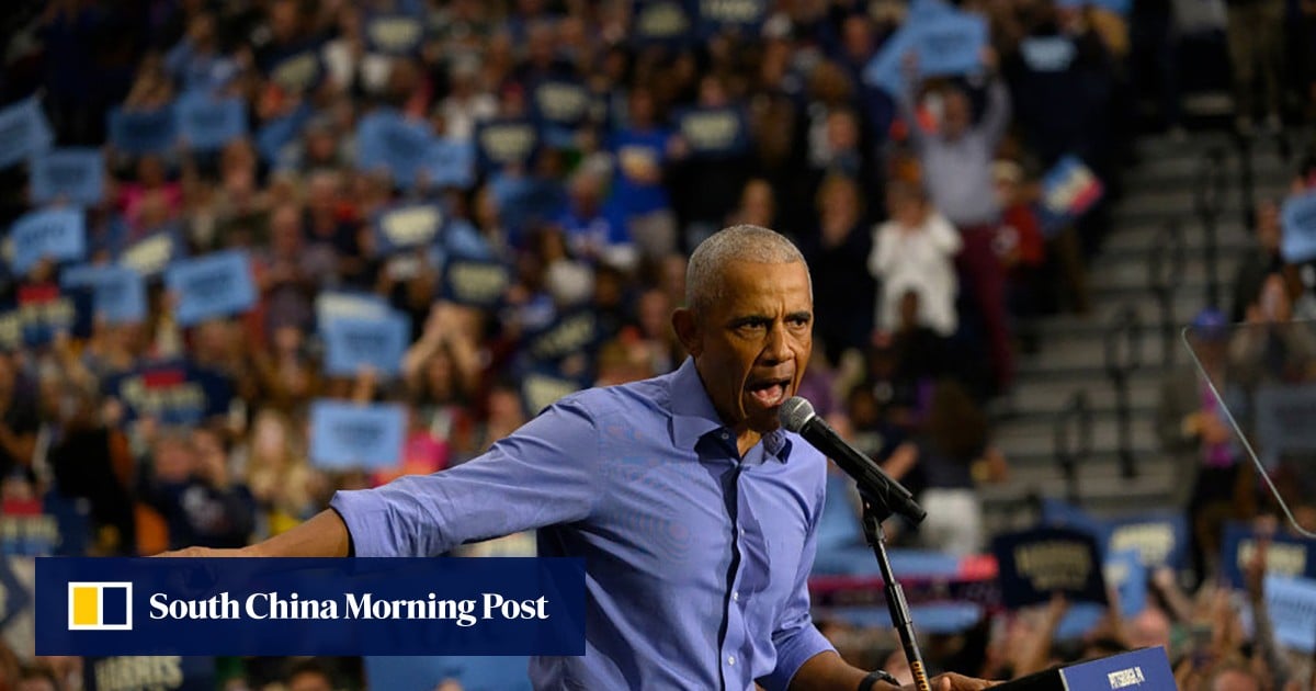 Barack Obama blasts 'clown show' after Trump's racist monkey video