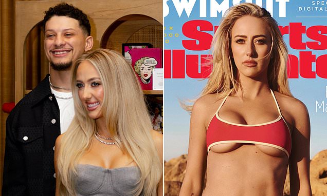 Patrick Mahomes celebrates wife's racy SI Swimsuit cover