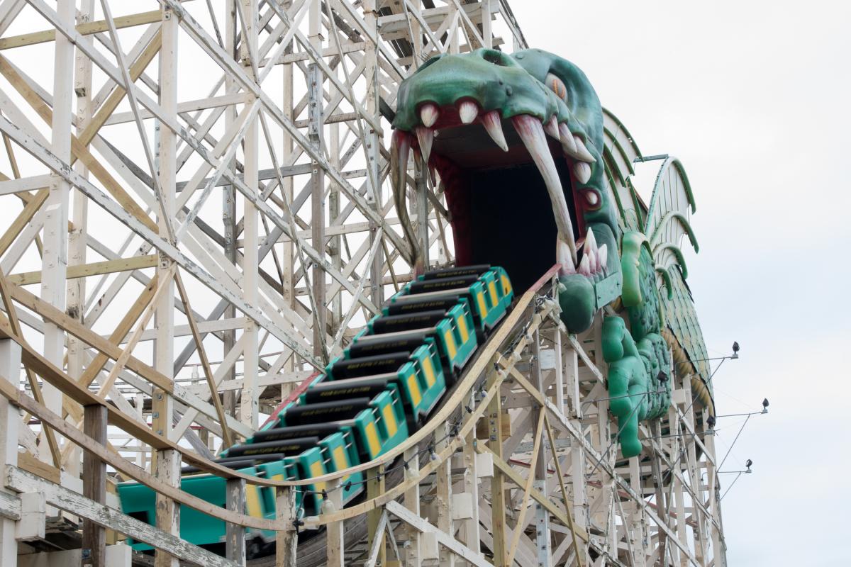 Locals breathe fire as dragon from iconic Playland coaster chucked in...
