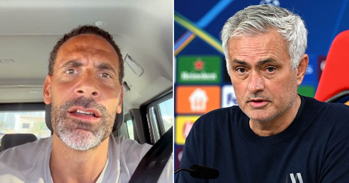 Furious Rio Ferdinand calls out Jose Mourinho over Vinicius Jr comments - 'It's crazy' - The Mirror