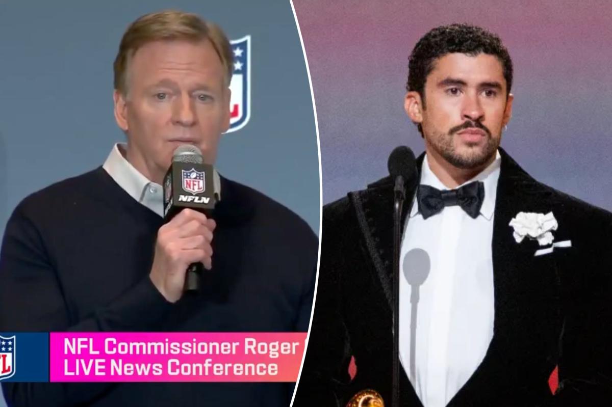 How Roger Goodell expects Bad Bunny to use Super Bowl 2026 platform...