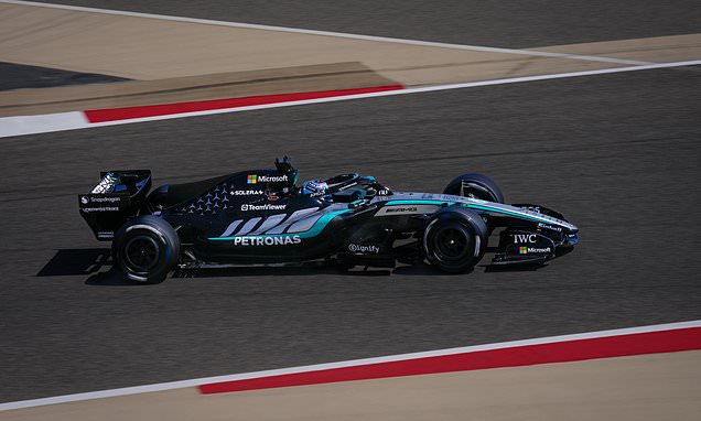 Russell outpaces Piastri and Leclerc at Formula 1 testing in Bahrain