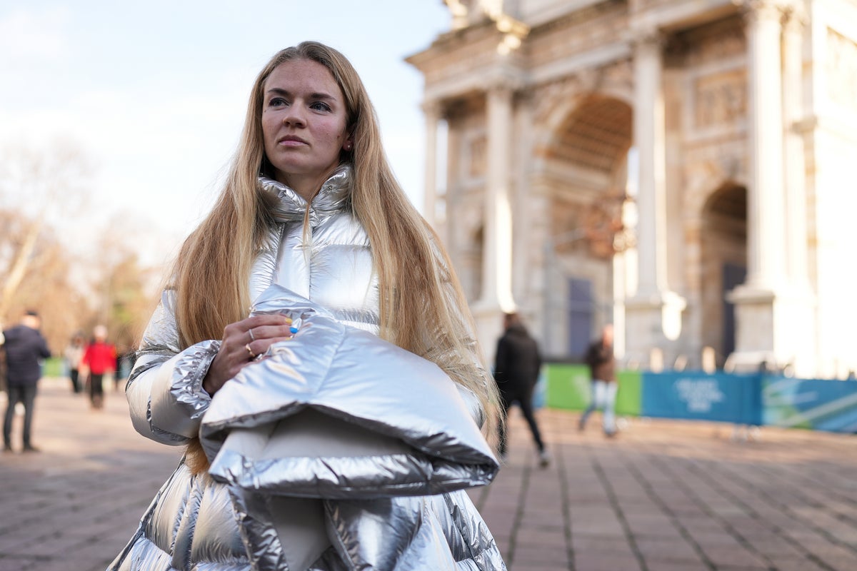 A Russian woman's powerful Ukraine protest at the Winter Olympics opening ceremony