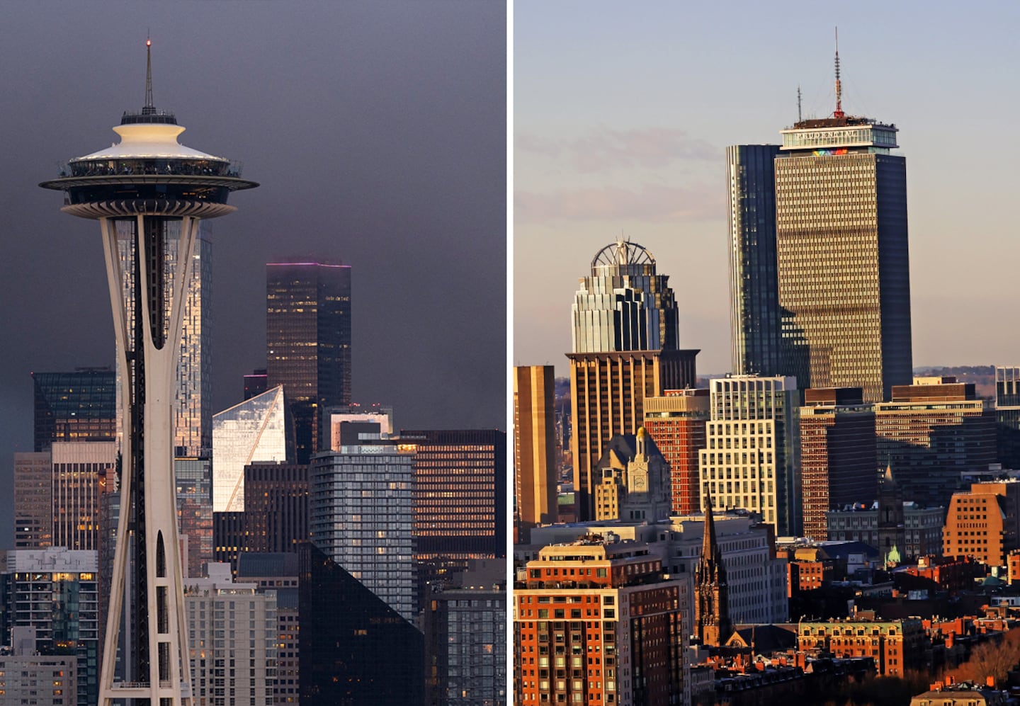 From boom towns to gloom towns: Seattle and Boston face similar struggles - The Boston Globe