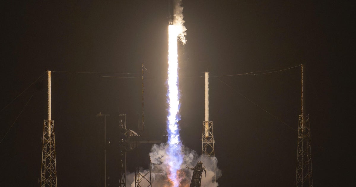 Replacement space station crew takes off on eight-month mission