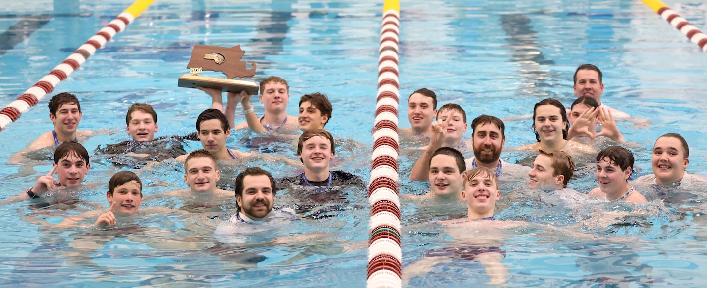 St. John's Prep finds its stroke, and leans on depth to three-peat as Division 1 swim champion - The Boston Globe