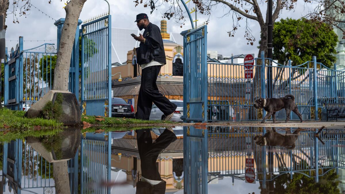 Strong storm set to pummel L.A. with heavy rains, flooding and beach hazards