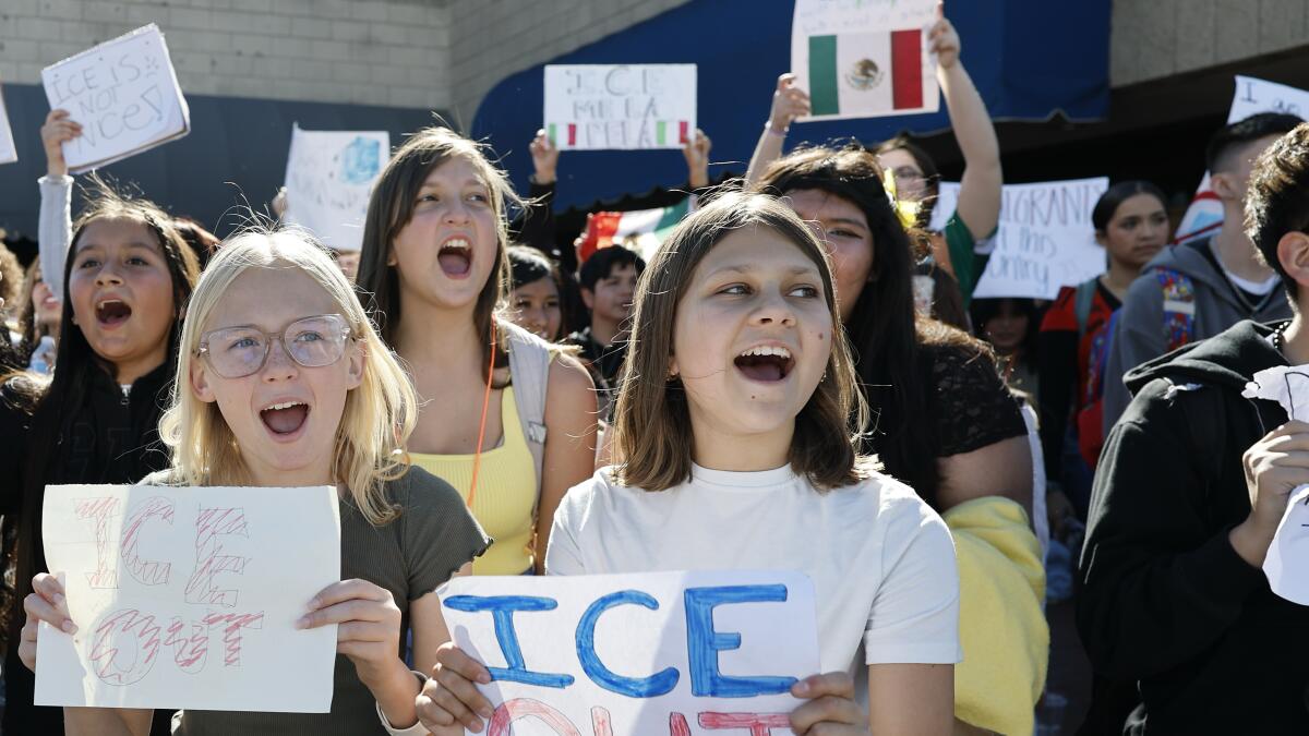 Student anti-ICE walkouts: Some officials praise activism, others dole out detention