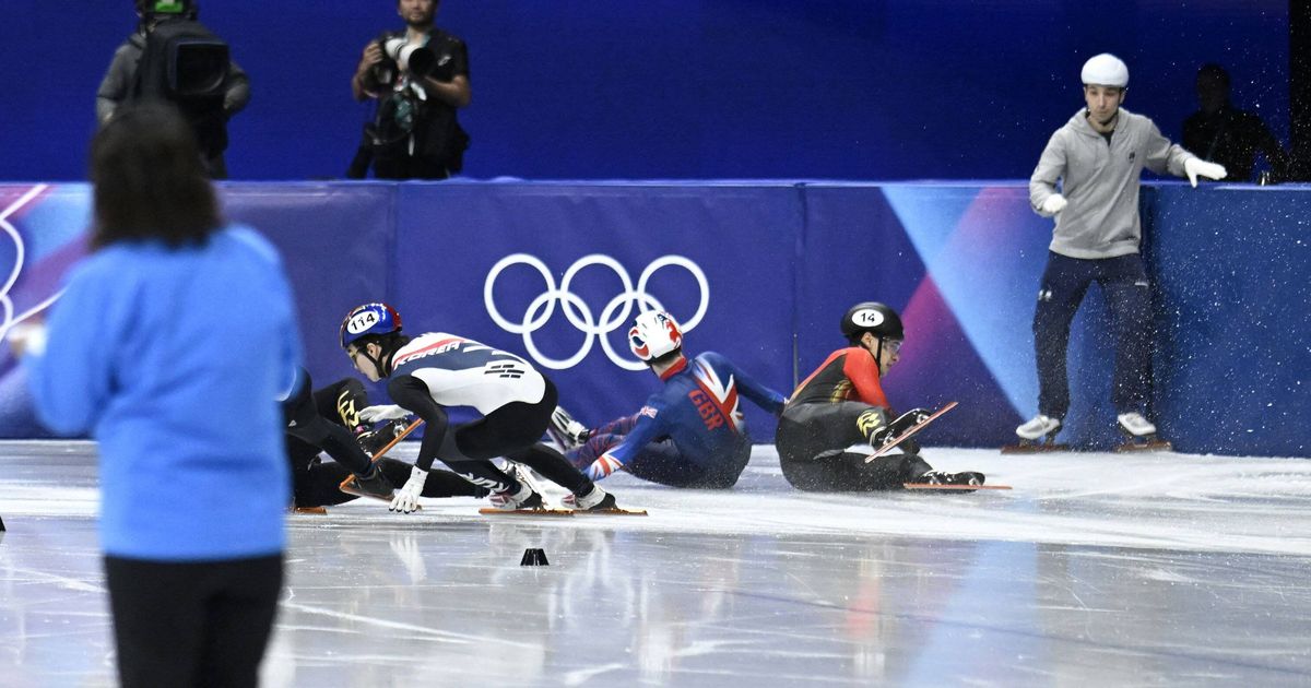 Team GB star punished after collision in Winter Olympics medal race as result changed - The Mirror