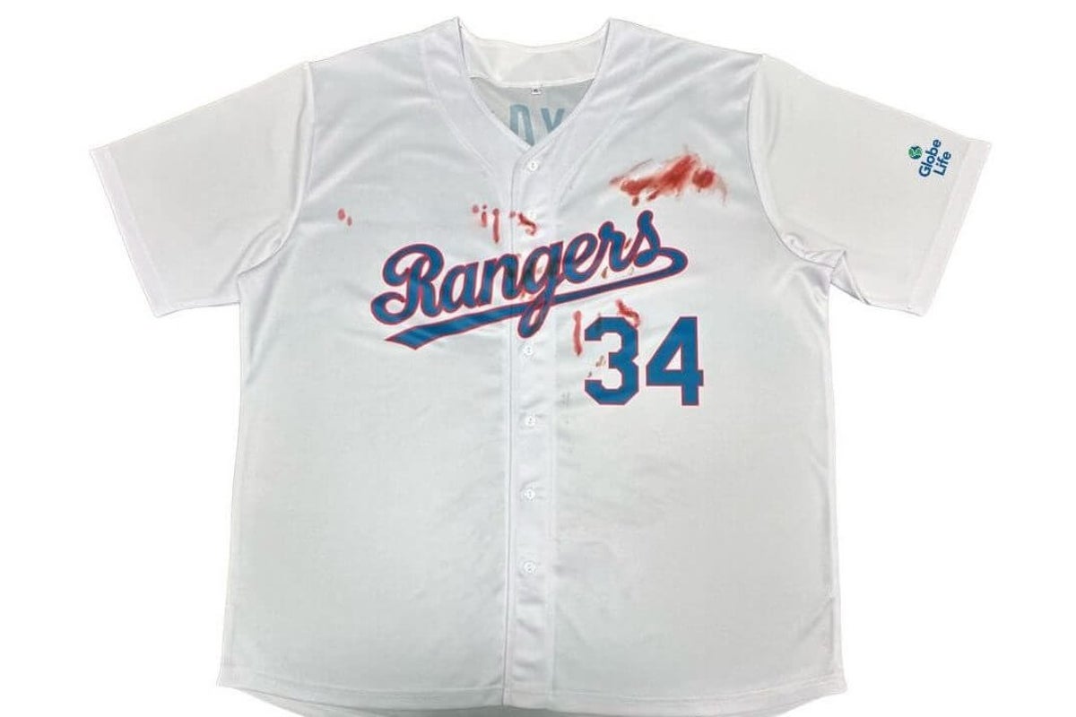 Why the Texas Rangers' Nolan Ryan bloody jersey giveaway presented a challenge