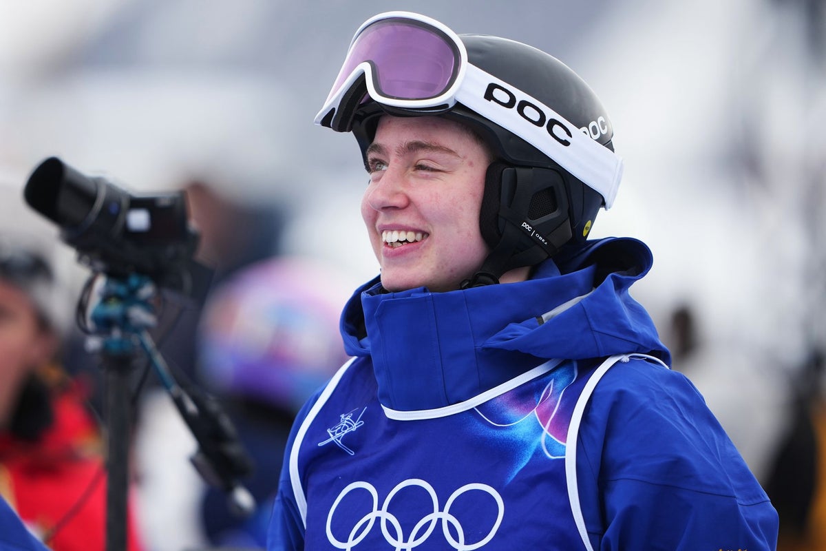 Transgender skier underlines message to youths after competing at Winter Olympics