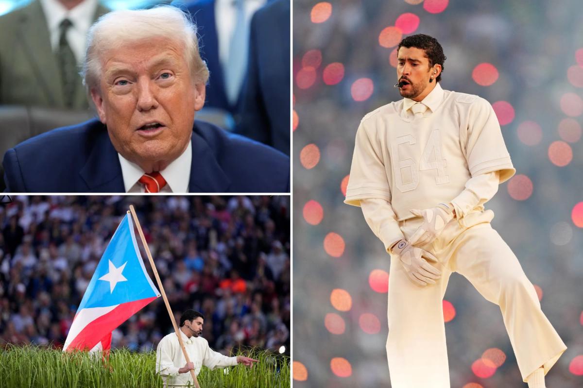 Trump slams Bad Bunny's Super Bowl halftime show: 'An affront to the...
