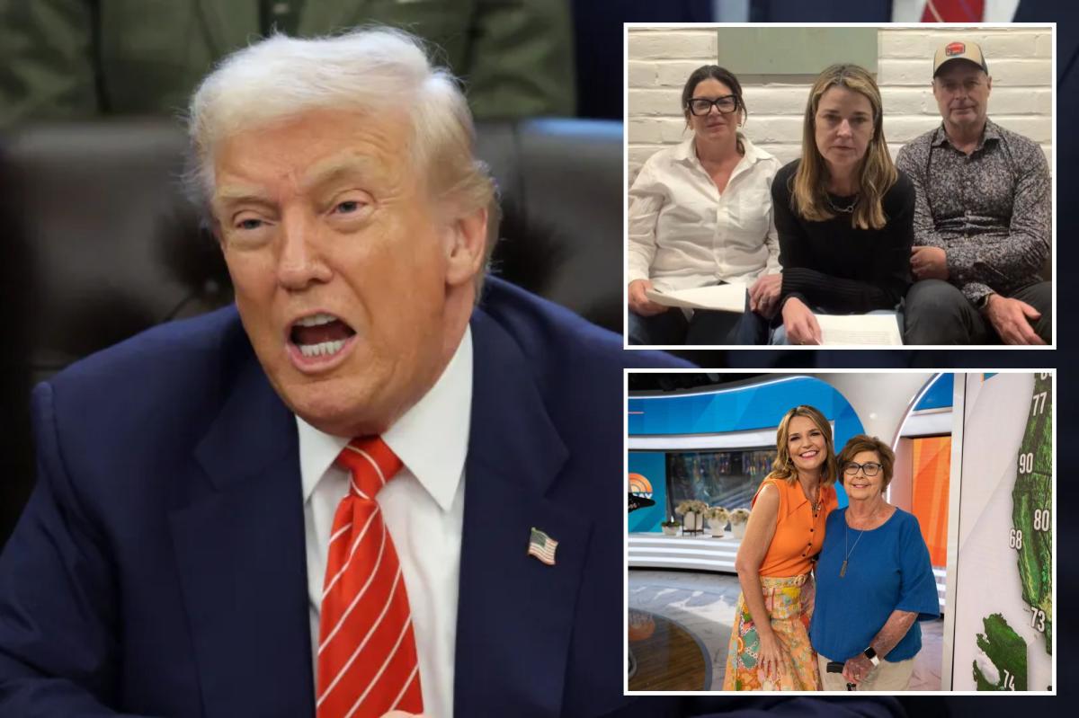 Trump 'deploying all resources' to help find Savannah Guthrie's...