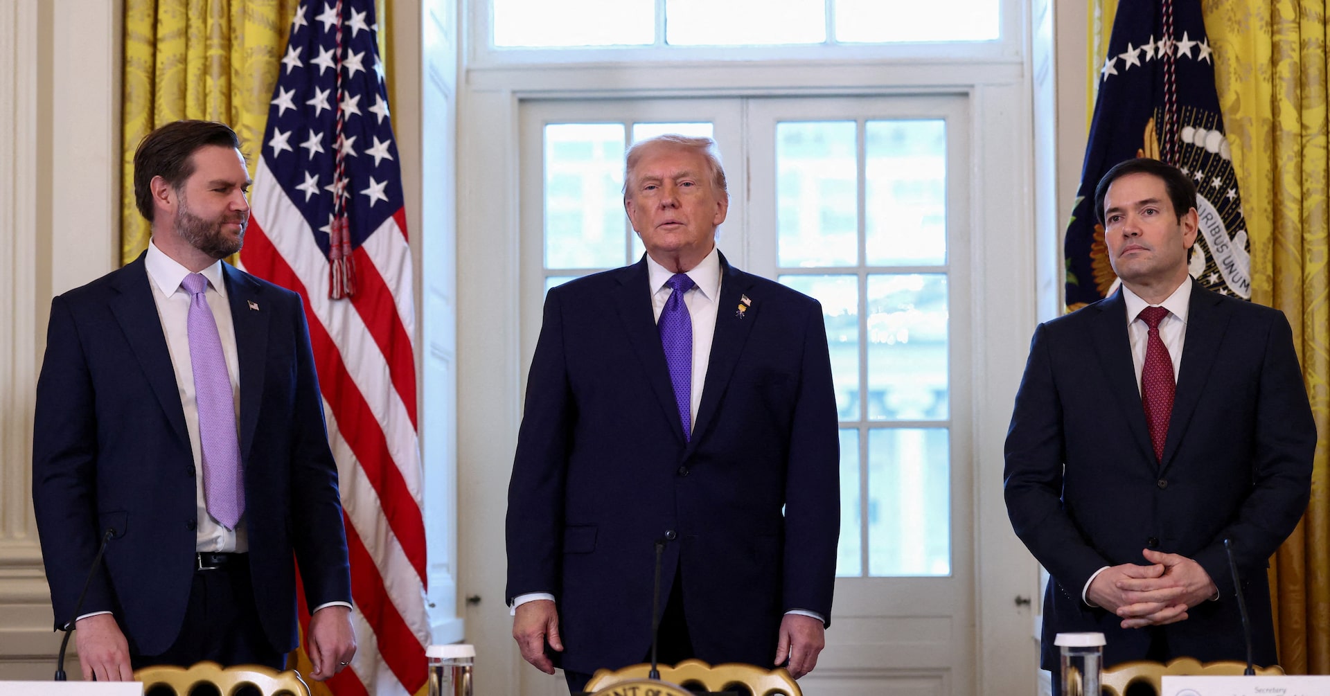 Trump declines to take sides between Vance, Rubio in 2028 successor debate
