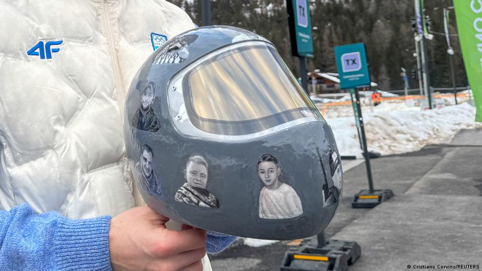Olympics: Ukrainian athlete banned over 'political' helmet