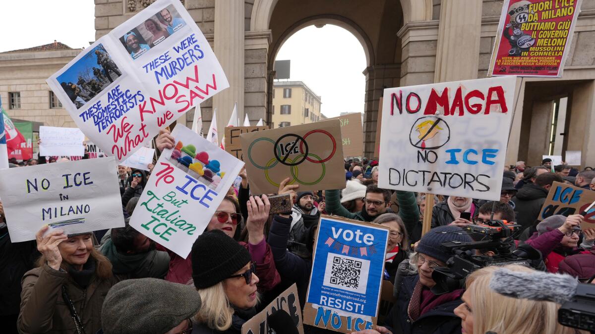 Amid protests over ICE's presence at the Olympics, will American athletes get booed?
