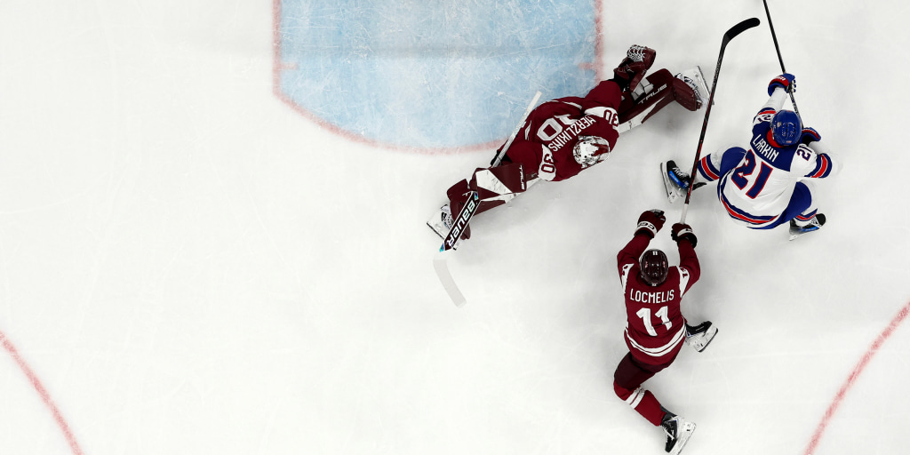 In search of first hockey gold since 1980's 'Miracle,' U.S. men open Olympics with win