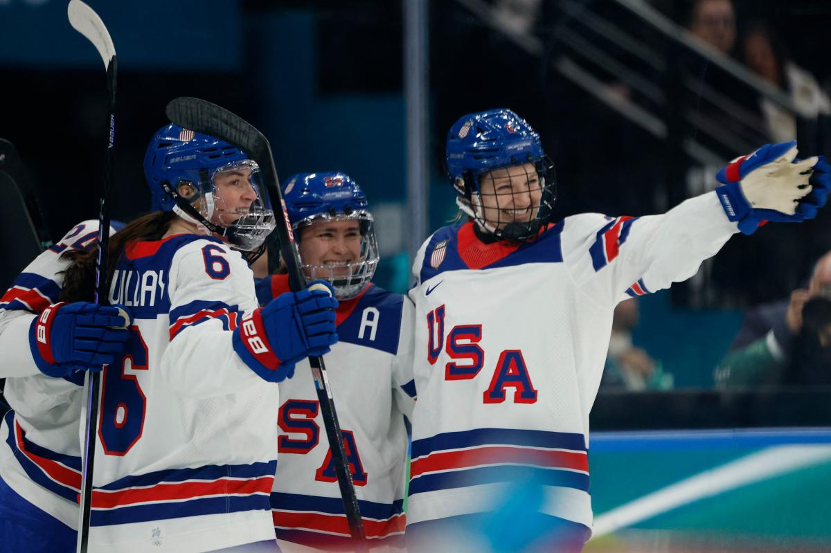 US women's hockey dominates Switzerland with huge Olympic clash...
